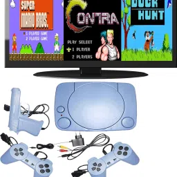 COUNTACH Plug & Play 2 Player Joystick Handled Tv Video Game Cls-P415, In-Build More Game NA GB with Contra, Super Mario Bros, F1 Race image 2