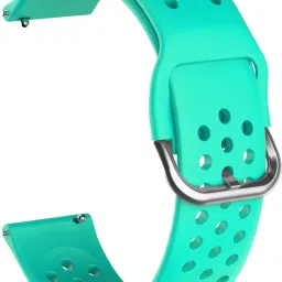 ACM Watch Strap Dot Belt for Vibez Majestic Smartwatch Turquoise 3727072 mm Silicone Watch Strap-image-75