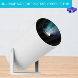 CLAIRBELL Mini HD Projector for Home 4KSupport With Built-in App Netflix/Prime/YouTubeB364 (4500 lm / 1 Speaker / Wireless / Remote Controller) Portable Projector-33