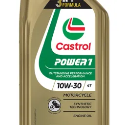 POWER1 10W-30 4T Engine Oil for High Performance Bikes|3-in-1 Synthetic Technology|BS VI Ready Full-Synthetic Engine Oil-25