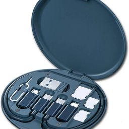 CHG Data Transfer Tool USB Type Adapter Card Storage Set Fast Charger Cable Kit Earphone Cable Organizer-image-31
