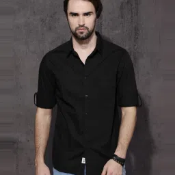 Men Regular Fit Solid Casual Shirt-image-69