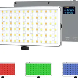fotokina LED-LR135 ML Portable RGB LED 10w Video Light with 96 CRI | 21 Preset Effects 3600 lx Camera LED Light-39