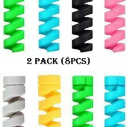 PREMBROTHERS Multipurpose USB cable Protector Spiral Charger Cable Protector Data Cable Sever Cable Protector-image-33