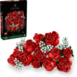 Icons Botanical Collection - Bouquet of Roses Building Set 10328 ( 822 Pieces)-16