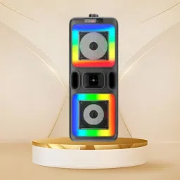 GUGGU DJ Box 40W Bluetooth Speaker with FM Radio, Mic & RGB Light Party SpeakerQA23 40 W Bluetooth Party Speaker-10