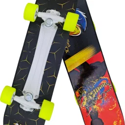 Black Duck Fibre (26" X 6.5") Fully Assembled Skateboard (Suitable for All Age Group) - ANGREY GOOSE 26.5 inch x 6.5 inch Skateboard-22