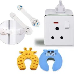 12 pc Baby safety kit-5 cabinet locks, 5 socket guards, 2 door guards-picture-23