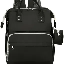 Diaper Bag with Changing Station, Large Capacity Baby Backpack for Traveling with Insulated Milk Bottle Pocket-40x30x20 Cm-picture-9