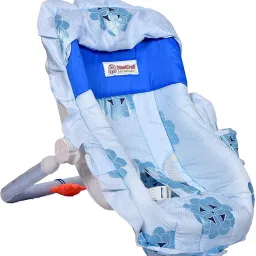 baby Carry Cot Cum Bouncer - 10 in 1 - Feeding Chair, Baby Carrier, Baby Chair, Rocker, Bath TUB, Carrying, Bouncer, Storage Box & Baby Swing with Mosquito Net Rocker and Bouncer (Blue) Rocker and Bouncer-30