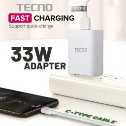 Tecno 33 W Supercharge 3.4 A Wall Charger for Mobile-29