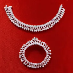 9.inch Very Sound Anklets. (12 Year to 17 Years Age Anklets) Silver Anklet-image-21