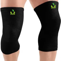 Unisex Stretchable Compression Knee Cap Brace For Joint Pain Relief (Pair) Knee Support-picture-10