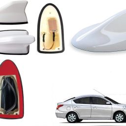 Antenna_Wht_Nissan Sunny Shark Fin Roof top Signal Receiver AM/FM Antenna for Nissan Sunny Hidden Vehicle Antenna-3