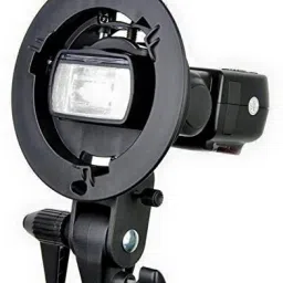 VTS Flash Bracket S-Type Elinchrom Mount Holder for Speedlite Flash Snoot Softbox Flash Shoe Adapter image 2