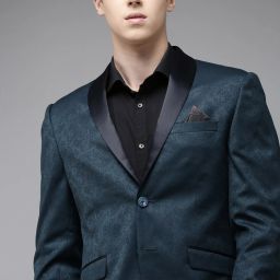 van heusen Men Printed Single Breasted Party Blazer-picture-17