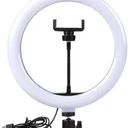 Deeshora 10" Inch Ring Light 3 color Lighting mode for camera,phone,vloging,phoots shoot. Ring Flash-picture-15