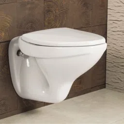 Wall Mount Close Medium) Western Commode (White Dimension 53 X 36 X 39 cm White, Western Commode-14