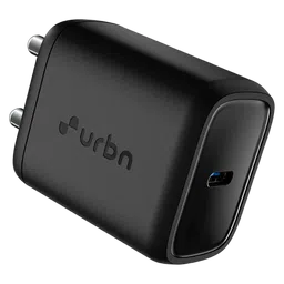 urbn UWA250BK 25W Type C Fast Charger (Adapter Only, GaN Technology, Black)-3