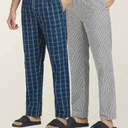 Pack of 2 Checkered Checkmate Pyjamas for Men Men Pyjama-image-58