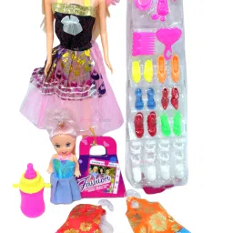Baby Doll Playset with Multiple Outfits and Accessories, Great Gift for Kids-image-26