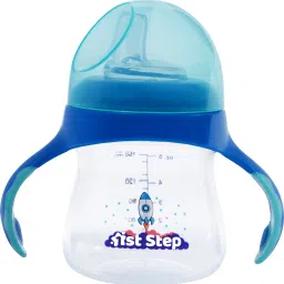 2 in 1 BPA Free Anti-Spill Soft Spout Baby Feeding Bottle Cum Sipper Cup- 150ml-image-37