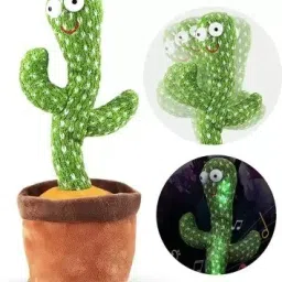 Cactus Toy ing+Repeat+Dancing+Recording+LED (Multicolor) (Green)-picture-15