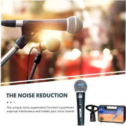 urban infotech BETA 58S Dynamic Mic with Clip Mount & Storage Bag for Recording Singing Microphone image 4