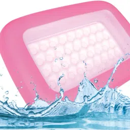 Inflatable Aqua Babes Pool Water Capacity 102 LTR 65" x 41" x 10" inches (Pink) Inflatable Swimming Pool-29