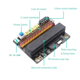 Robotbit IOBIT V2.0 Micro:bit, Expansion Board image 4