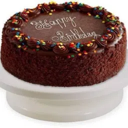 Cake Turntable Revolving Cake Decorating Stand Cake Stand 28cm Plastic Cake Server (White, Pack of 1) Plastic Cake Server-16