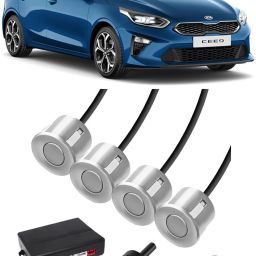 EB229 New_White Car Reverse Parking Sensor with LED Display 4 Sensor G229 Parking Sensor-image-84