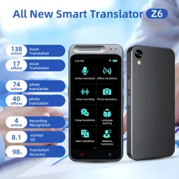 Qiwa AI Language Translator Device (Wifi/ Offline) Z6 image 5
