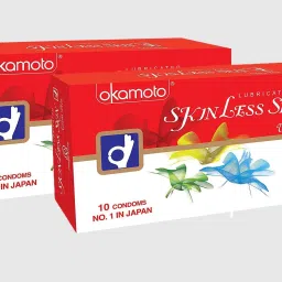 Skinless Skin Condoms - No.1 in Japan (Pack of 2, 20s) Ultrathin Condom-25