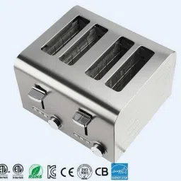 paul sons 4 Slices Automatic Pop-Up and Multi-function Toaster Model:QH-D04 220V/1500WATT 1500 W Pop Up Toaster image 2