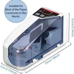 ELCONS V36 LED Display Mini Portable Handy Use Battery/Plug Note Counting Machine image 4