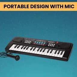 (Piano Keyboard) with Mic/37 Keys 8Rhythms, 8Tones, Portable Electronic ToyB26 (Piano Keyboard) with Mic/37 Keys 8Rhythms, 8Tones, Portable Electronic ToyB26 Analog Portable Keyboard-0