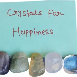Tumble Set For Happiness Polished Asymmetrical Crystal Pebbles-image-21