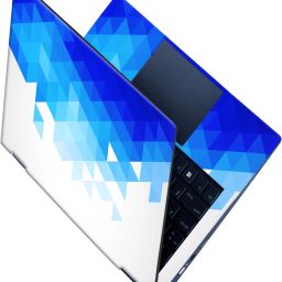 SCOTLON _All Panel_Small blue triangles_ Vinyl Laptop Skin Compatible for 15.5 inch-image-98