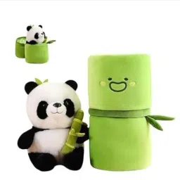 Stuffed Bamboo Panda Plush Super Soft Hugging Teddy For Gift/kids/Girl - 35 cm- 35 cm-8
