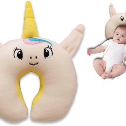Neck pillow Cotton Smiley Baby Pillow Pack of 1-image-70