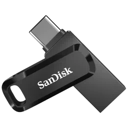 SanDisk Go 64GB USB Type C to USB Type A OTG Pen Drive (Protective Swivel Design, SDDDC3-064G-I46PD, Black)-picture-36