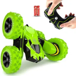 RC Stunt Car for Kids 4WD Truck Remote Control Double Sided 360 Degree Rotating-image-37