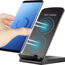 X88 Pro Single Stand Wireless Charger,Qi Certified Charging Stand Compatible with iPhone Charging Pad-image-66