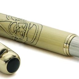 24 ct Gold Plated Sia baba ji & om Engraved Roller Ball Pen-image-28