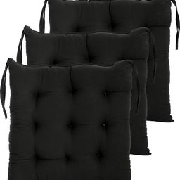 amak inc Microfibre Solid Chair Pad Pack of 3-picture-16