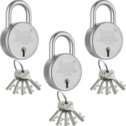 Round 50 Small Lock – with 5 Keys (Pack of 2) Padlock-11