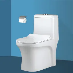 TERRA-110 PREMIUM GRADE CERAMIC FLOOR MOUNTED ONE PIECE TOILET Western Commode Western Commode-19
