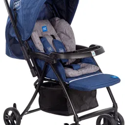 Baby Pram with 3 Seating Positions, Easy and compact for carrying ,Red Pram-25