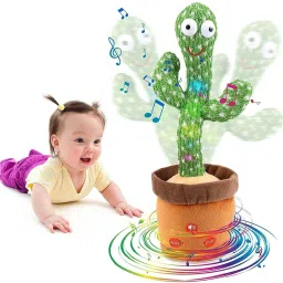 USB Charging Dancing Talking Cactus Toy Wiggle & Singing Recording Repeat-16